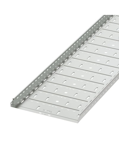 Лоток перфорированный 500х50 L3000, горячеоцинкованный DKC 35267HDZ в Москве Кабельные лотки Pintop.ru