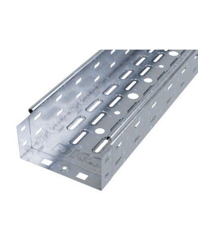 Лоток перфорированный 150х100 L 2000, горячеоцинкованный DKC 35332HDZ в Москве Кабельные лотки Pintop.ru