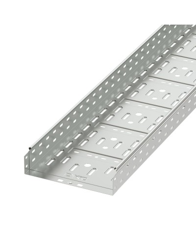 Лоток перфорированный 300х80 L2000, горячеоцинкованный DKC 35315HDZ в Москве Кабельные лотки Pintop.ru