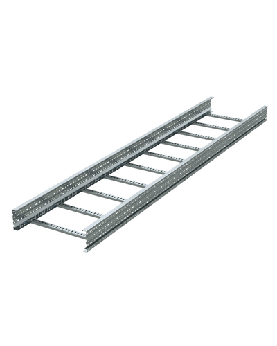 Лоток лестничный 200x500, лонжерон 2 мм, L 3 м, горячий цинк DKC (ULH325HDZ) в Москве Кабельные лотки Pintop.ru