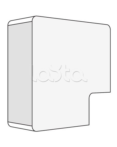 Угол плоский для миниканалов TMC AMP 50x20 DKC 00654 в Москве Аксессуары для кабель-канала Pintop.ru