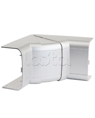 Угол внутренний 110х50 мм, изменяемый 70-120°, цвет серый металлик DKC 01051G в Москве Аксессуары для кабель-канала Pintop.ru