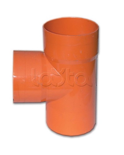 Тройник для двухстенных труб, полипропилен, д. 63 мм DKC 020063 в Москве Повороты, муфты, тройники Pintop.ru