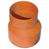 Переходник для двустенных труб полипропилен д. 125-140 мм DKC 024140