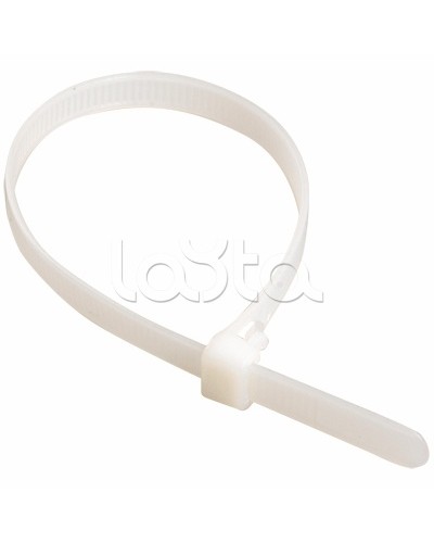 Хомут-стяжка нейлоновый, стандартный P6.6 9x780 белый DKC (25234) (100 шт/уп) в Москве Стяжки-хомуты Pintop.ru