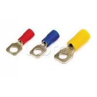 Наконечник с отверстием под винт ф5,2мм, с изолированным фланцем, для сечения провода 2,5-6,0мм2 DKC (2C5P)