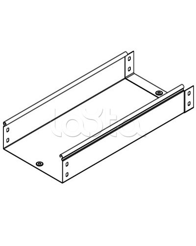 Лоток неперфорированный металлический 200х100мм L 2000 DKC 35113 в Москве Кабельные лотки Pintop.ru