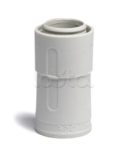 Переходник армированная труба - жесткая труба DKC 16мм 55216 в Москве Повороты, муфты, тройники Pintop.ru