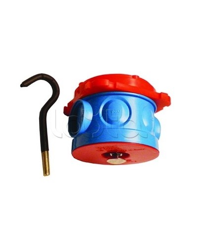 Коробка потолочная с крюком для заливки в бетон, д.70х57мм DKC 59383 в Москве Распределительные коробки Pintop.ru