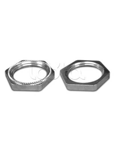 Гайка заземляющая M32x1,5 никел. латунь DKC 6006EMC-32A в Москве Крепеж Pintop.ru