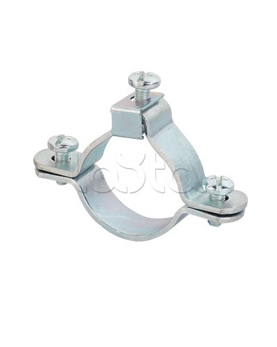 Хомут заземления для труб 20-1/2 мм, оцинкованная сталь DKC 6042-20 в Москве Стяжки-хомуты Pintop.ru