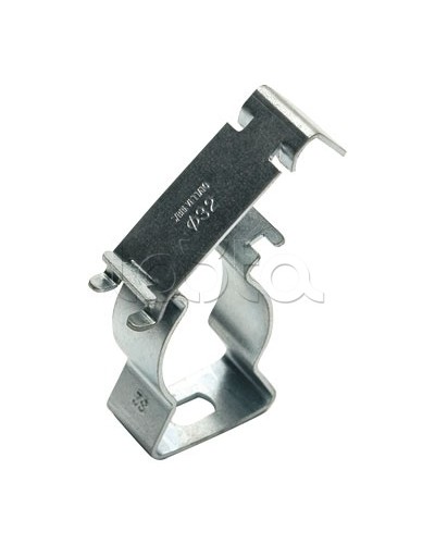 Держатель с крышкой D32, оцинкованная сталь DKC (6044-A32) в Москве Держатели, клипсы, скобы Pintop.ru