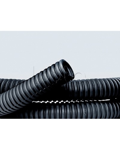 Труба ПНД гибкая гофр. д.50мм, лёгкая без протяжки, 15м, цвет оранжевый DKC 70950 в Москве Труба гофрированная Pintop.ru