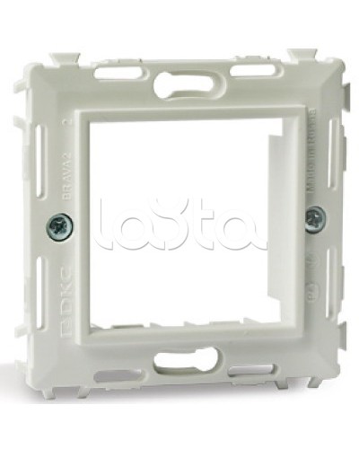 Каркас на 2 модуля (одноместный), слоновая кость DKC 75020SL в Москве Аксессуары для кабель-канала Pintop.ru