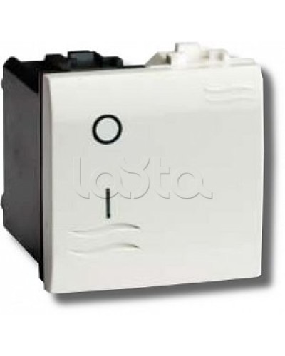 Выключатель двухполюсный белый 2 мод в Москве Аксессуары для стоек и шкафов Pintop.ru