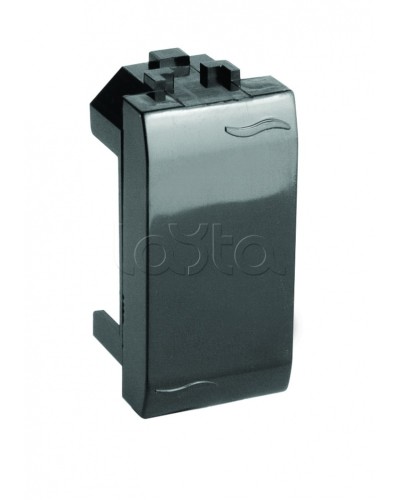 Заглушка чёрная на 1 мод DKC 77616N в Москве Аксессуары для кабель-канала Pintop.ru