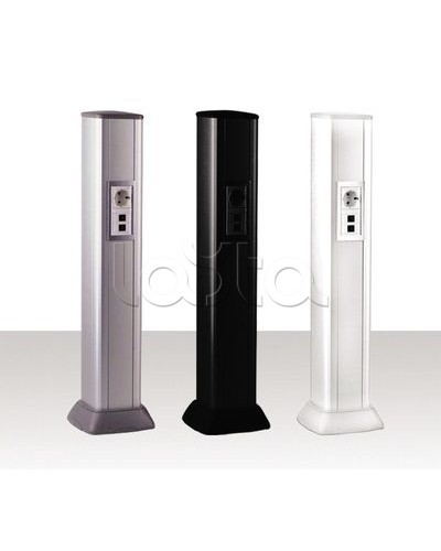 Колонна алюминевая 0,71 м, цвет черный DKC 09593 в Москве Аксессуары для стоек и шкафов Pintop.ru