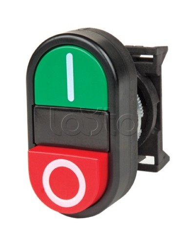 Кнопка двойная плоская с линзой для подсветки DKC ABFLM в Москве Кнопки выхода Pintop.ru