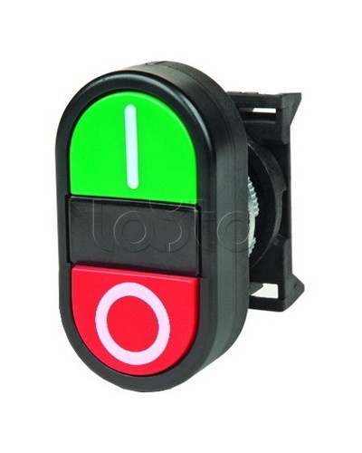 Кнопка двойная плоская, черная DKC ABFTM в Москве Кнопки выхода Pintop.ru