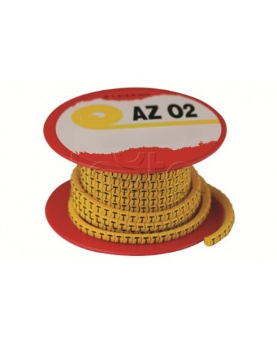 Колечко маркировочное S, 4-8мм. черное на желтом DKC AZS4SSBY в Москве Аксессуары для кабель-канала Pintop.ru