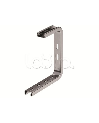 Консоль легкая потолочная DS осн.150 мм, длина 190 мм, цинк-ламельная DKC / ДКС (BBA3015ZL) в Москве Аксессуары для лотков Pintop.ru