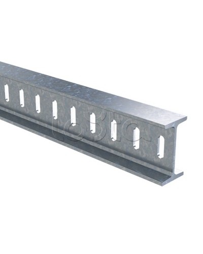 Профиль I-образный 50х100, L2000, толщ.4,5 мм, горячеоцинкованный DKC BPM5020HDZ в Москве Аксессуары для стоек и шкафов Pintop.ru