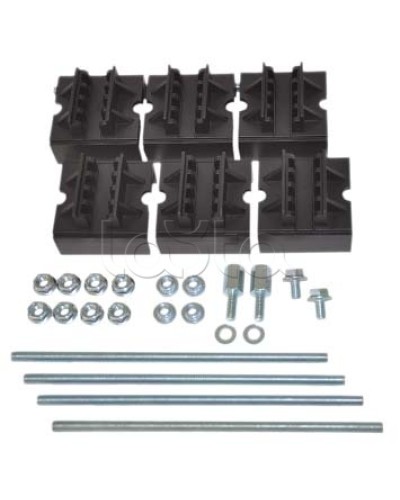Набор держателей, для шин толщиной 10мм, 1-3 шины на полюс, 4 полюса DKC R5BSEV3/10TN в Москве Повороты, муфты, тройники Pintop.ru