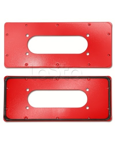 Фланец красный для ST с перф. Тип 3 DKC R5FPST01-RAL3000 в Москве Аксессуары для стоек и шкафов Pintop.ru