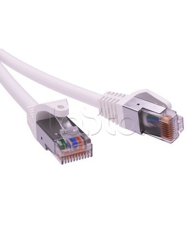 Патч-корд экранированный CAT5E F/UTP 4х2, LSZH, белый, 1м DKC RN5EFU4510WH в Москве Патчкорды (медные) Pintop.ru