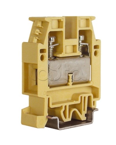 зажим бежевый 16 кв.мм DKC ZCB510 в Москве Аксессуары для стоек и шкафов Pintop.ru