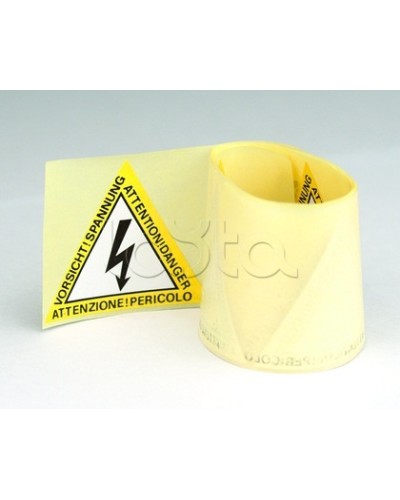 Предупреждающая табличка 60мм DKC ZTA001 в Москве Аксессуары для лотков Pintop.ru