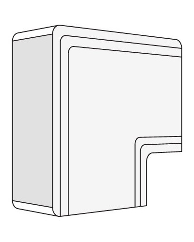 Угол плоский NPAN 25x30 мм DKC 01737 в Москве Аксессуары для кабель-канала Pintop.ru