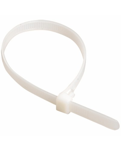 Хомут-стяжка нейлоновый, стандартный P6.6 7.8x180 белый DKC 25223 (100 шт/уп) в Москве Стяжки-хомуты Pintop.ru