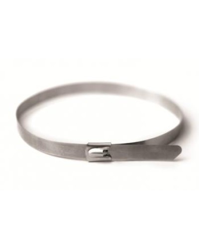 Хомут из нержавеющей стали AISI 304 8х400 DKC 27414 в Москве Стяжки-хомуты Pintop.ru