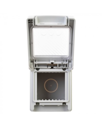 Коробка для настенного монтажа Avanti, IP55, серая, 2 модуля DKC (4403932) в Москве Распределительные коробки Pintop.ru