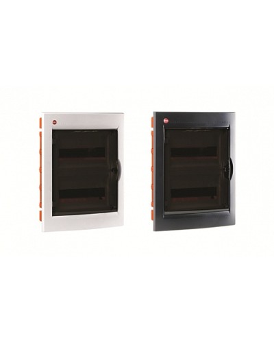 Щиток встраиваемый 24 мод.,IP 41 , черный DKC 82524 в Москве Аксессуары для стоек и шкафов Pintop.ru