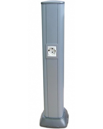 Колонна алюминевая 0,71 м, цвет темно-серебристый металлик DKC 09594 в Москве Аксессуары для стоек и шкафов Pintop.ru