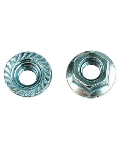 Гайка с насечкой, препятствующей откручиванию М6 DKC CM100600 в Москве Крепеж Pintop.ru