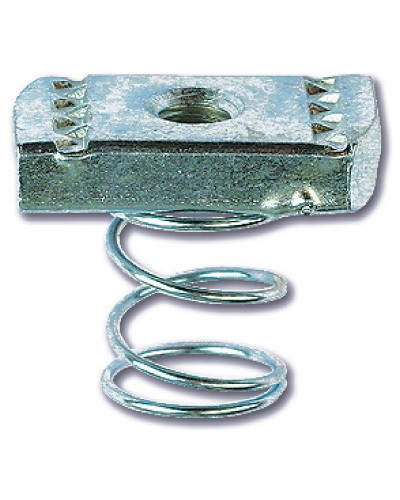 Гайка для подвешивания профиля (с удлиненной пружиной) М10х40 DKC CM161000 в Москве Крепежные изделия Pintop.ru