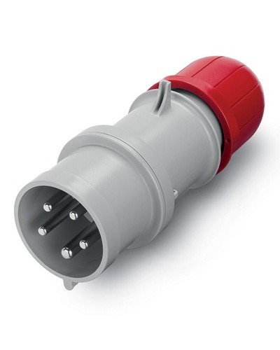 Вилка кабельная IP44 32A 3P+E+N 400V DKC DIS2133237 в Москве Аксессуары для стоек и шкафов Pintop.ru