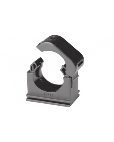 Держатель с крышкой DN 48 мм, полиамид, цвет чёрный DKC (PASW48N) в Москве Держатели, клипсы, скобы Pintop.ru