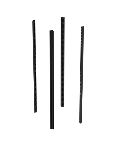 Стойки вертикальные для 19 IT-CQE, В=2000мм, 4шт, RAL9005 DKC (R5KMN20B) в Москве Аксессуары для стоек и шкафов Pintop.ru