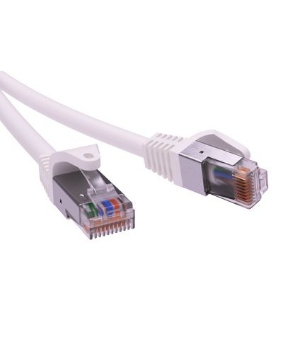 Патч-корд экранированный CAT6 F/UTP 4х2, LSZH, белый, 3м DKC RN6FU4530WH в Москве Патчкорды (медные) Pintop.ru