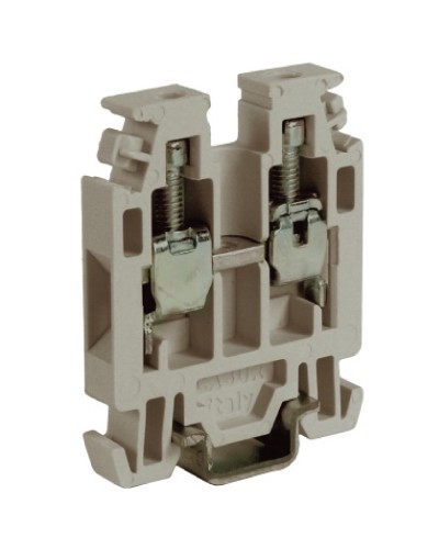 Зажим 2,5 кв.мм серый DKC ZRN500GR в Москве Крепежные изделия Pintop.ru