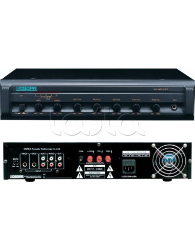 Микшер-усилитель DSPPA MP-300P в Москве Система оповещения и трансляции Dsppa Pintop.ru