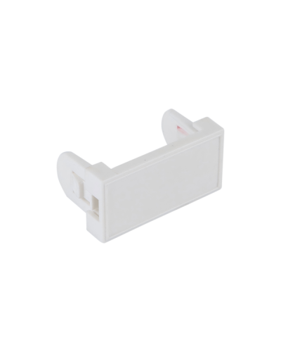 Заглушка 22,5х45 мм на 1 модуль, белый Datarex (DR-513410) в Москве Розетки компьютерные и телефонные Pintop.ru
