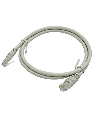 Шнур коммутационный U/UTP категория 5e PVC 3,0 м, серый DR-180011 -Datarex в Москве Патчкорды (медные) Pintop.ru