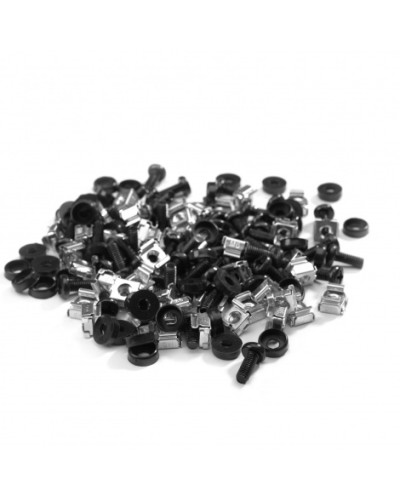 Комплект крепежа М6, винт, пластиковая шайба, гайка, 50 шт Datarex DR-464500 в Москве Полки для шкафов и стоек Pintop.ru