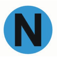 Наклейка "N" d=20mm. EKF PROxima EKF (an-2-08-1) EKF (an-2-08-1)