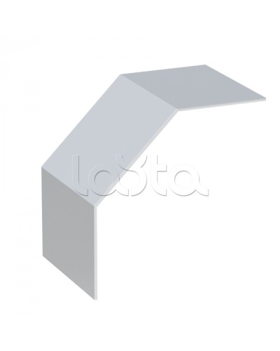 Крышка на угол 90 градусов верт. внеш. лестн. усиленная 100x600 мм (2 мм) HDZ EKF (kvoltp90100600-2-HDZ) в Москве Аксессуары для лотков Pintop.ru